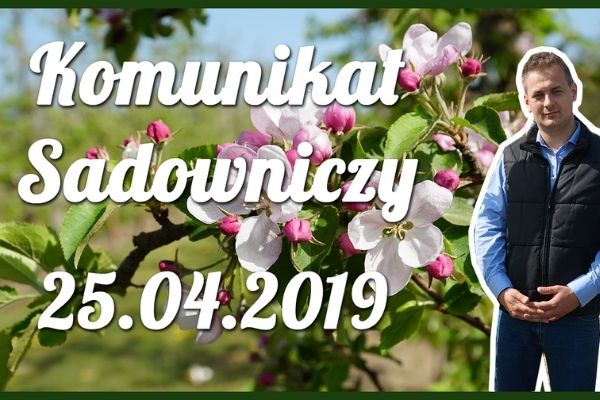 Komunikat sadowniczy nr 5 z dnia 25.04.2019 r.